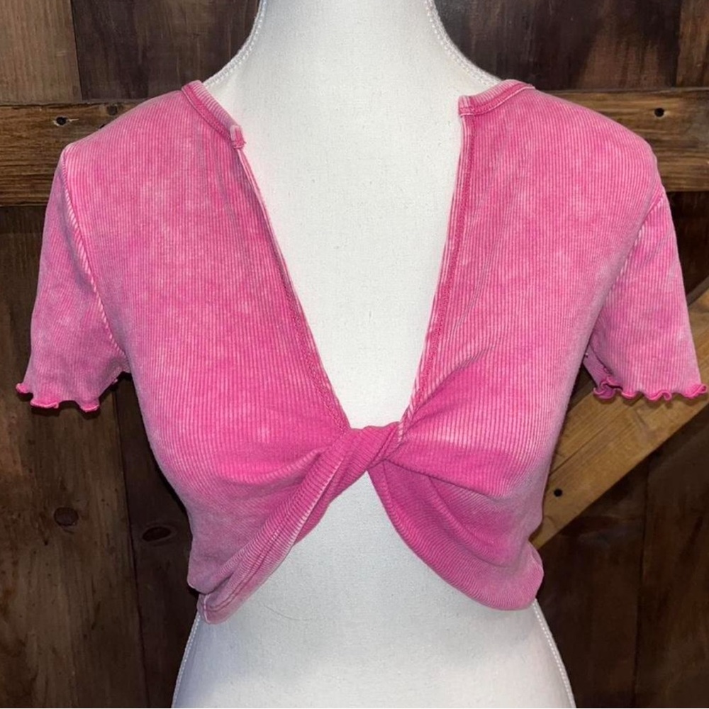 Pink Knotted Women's Top